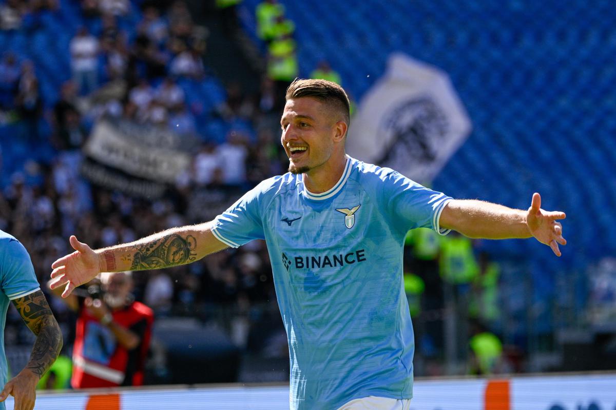 Lazio-Spezia 4-0 | doppietta di Milinkovic